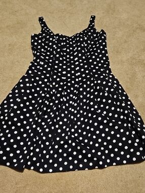 Black and White Polka Dot Dress